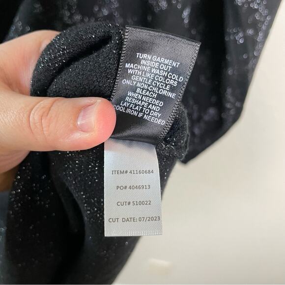 Torrid Black Floral Mini Jacquard Bodycon Dress 2X NWT 41160688 - Picture 13 of 13